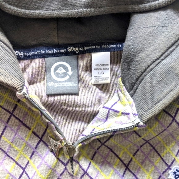 LRG Men's L zip up hoodie jacket - Picture 3 of 4
